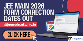 JEE Main 2026 Form Correction Dates Out; Registration Ends on November 27, Check Here!